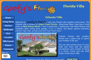 Bad Orlando Vacation Rental Website