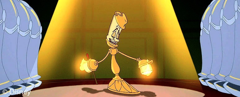 Lumiere singing 'Be our Guest'